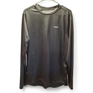 Carhartt Shirt Mens Large Tall Black Outdoor Streetwear Workwear Rugged